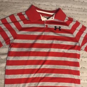 Boys Under Armour Polo- Youth Medium